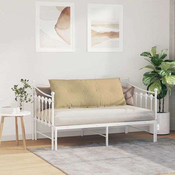 vidaXL Seljatugi padi Hall roheline 120 x 50 cm Korter kangas