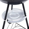 vidaXL kaasaskantav XXL kuppelgrill, ratastega, 44 cm
