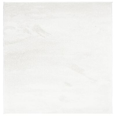 vidaXL vaip "OVIEDO" lühikese narmaga, kreemjas, 240 x 240 cm
