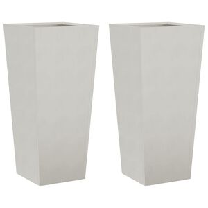 vidaXL aia taimekastid 2 tk, 35x35x75 cm, roostevaba teras