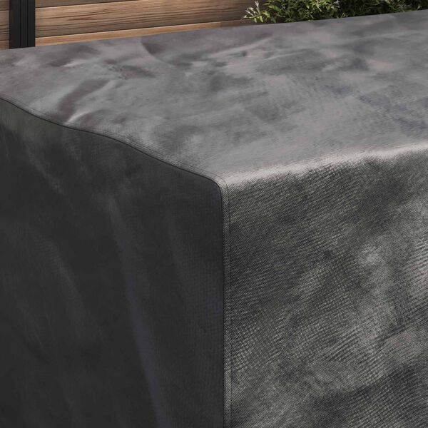 vidaXL M&ouml;&ouml;bli kate &Uuml;ksv&auml;rviline Must 220 x 150 x 85 cm 600D