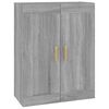 vidaXL seinakapp, hall Sonoma tamm, 69,5 x 32,5 x 90 cm, tehispuit