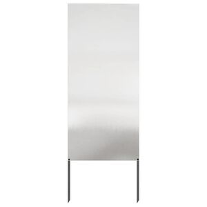 vidaXL Aia privaatsuse kate H&otilde;bedane 50 x 140 cm Roostevaba teras