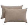 vidaXL Diivanipadjad 2 pcs Pruunikashall 60 x 40 cm kangas