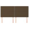 vidaXL peatsiplaat, tumepruun, 160 x 5 x 118/128 cm, kangas