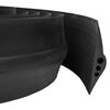 vidaXL Garaaži p&otilde;randatihend Must 75 x 12 mm 1 m EPDM kumm