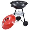 vidaXL kaasaskantav XXL kuppelgrill, ratastega, 44 cm