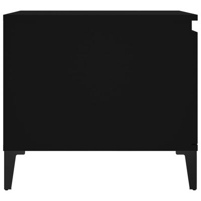 vidaXL kohvilaud, must, 100 x 50 x 45 cm, tehispuit