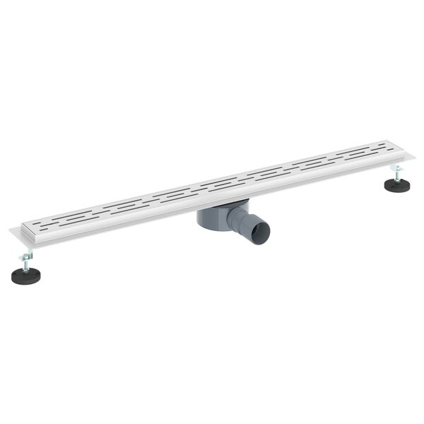 vidaXL Du&scaron;ivoolik klaaskattega ja 360&deg; sifooniga H&otilde;bedane 90 cm