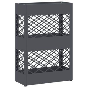 vidaXL Hoidik ja riputustugi Antratsiit 28 x 12 x 41 cm Teras