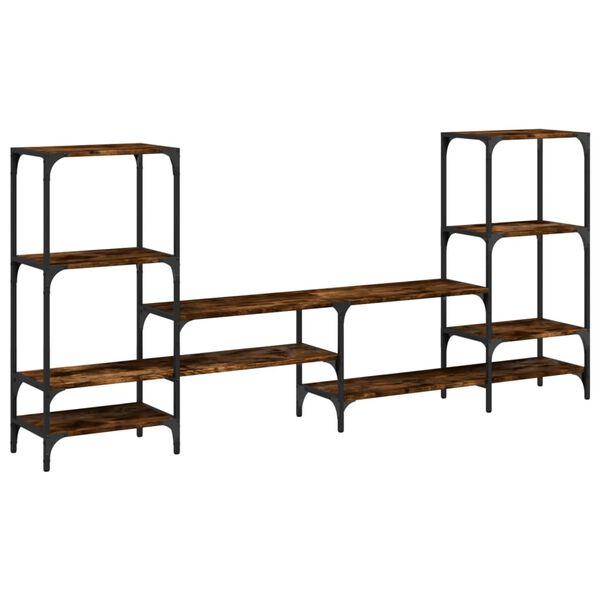 vidaXL telerikapp, Sonoma tamm, 206,5 x 28,5 x 95 cm, tehispuit