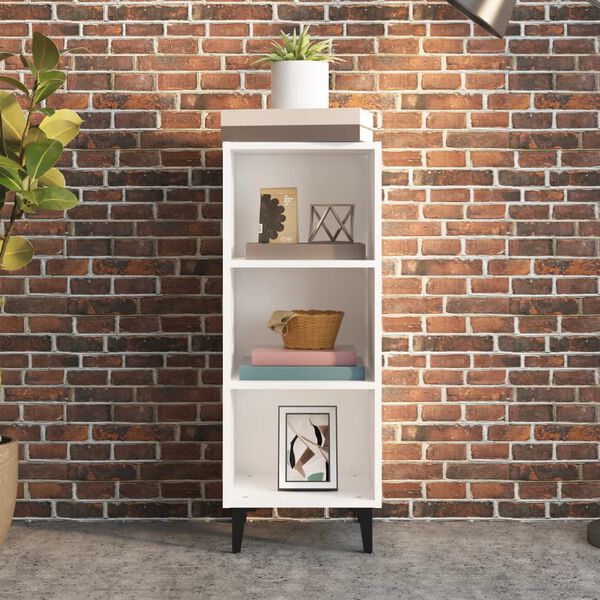 vidaXL puhvetkapp, valge, 34,5 x 32,5 x 90 cm, tehispuit