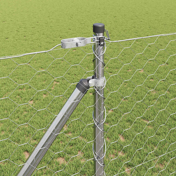 vidaXL Aiapost H&otilde;bedane 100 x 1,4 m (50 mm v&otilde;rk) Teras