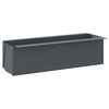 vidaXL lillekastid euroalustele 12 tk hall 36x13,5x9,5 cm PP