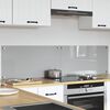 vidaXL K&ouml;gi Splashback 2 pcs Helehall 80 x 40 cm karastatud klaas