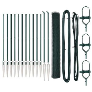 vidaXL Aiapost Roheline