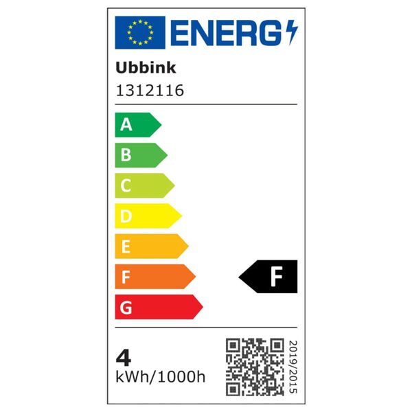 Ubbink LED-riba 35 LEDiga, 60 cm, valge, 1312116