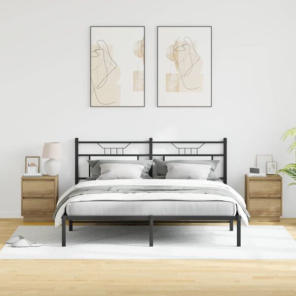 vidaXL &Ouml;&ouml;lambi kapp 2 pcs K&auml;sit&ouml;&ouml;puu 39 x 34,5 x 50 cm Tehispuit