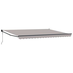 vidaXL Kokkuvolditav varikatus Helehall 450 x 300 x 165 cm