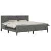 vidaXL Voodiraam madratsiga peaga Tumehall 180 x 200 cm Samet