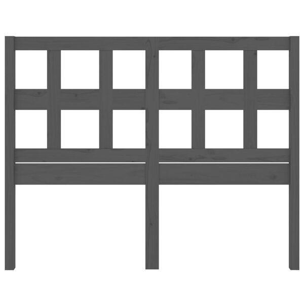 vidaXL voodipeats, hall, 165,5 x 4 x 100 cm, männipuit