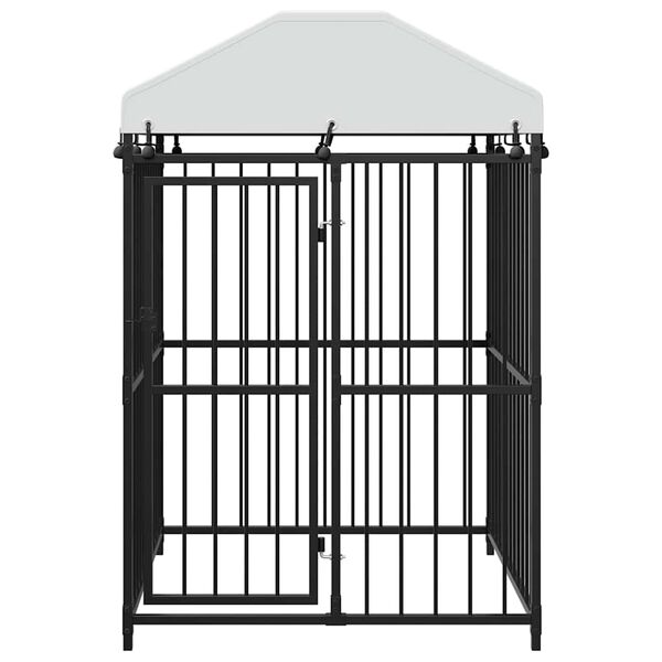 vidaXL katusega koeraaed, 120x120x150 cm