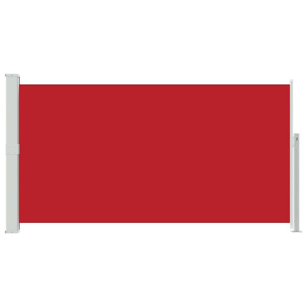 vidaXL lahtit&otilde;mmatav terrassi k&uuml;lgsein, 170 x 300 cm, punane