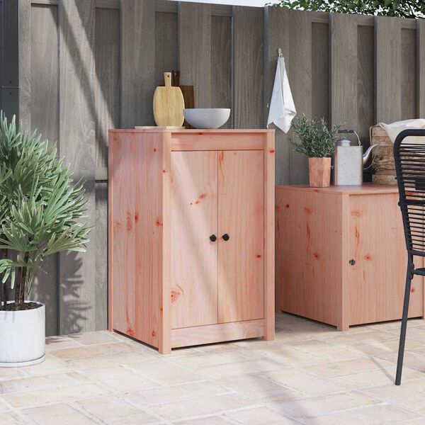 vidaXL Köök uks Pruun 50 x 9 x 82 cm täispuit-douglaskuusk