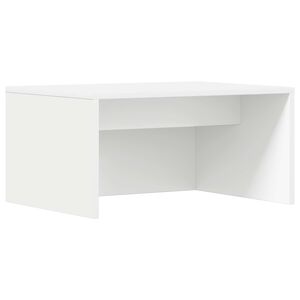 vidaXL Seinale kinnitatud laud Valge Tehispuit 60 x 45 x 30 cm