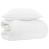 vidaXL Teki komplekt padjaga 2 pcs Valge Bambus