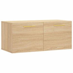 vidaXL seinakapp, Sonoma tamm, 680 x 36,5 x 35 cm, tehispuit