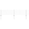 vidaXL Aedade kettingfence koos postiga 25 x 0,4 m Tsingitud teras