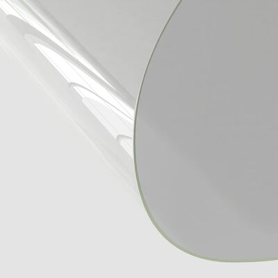 vidaXL lauakaitse, läbipaistev, Ø 120 cm, 2 mm, PVC