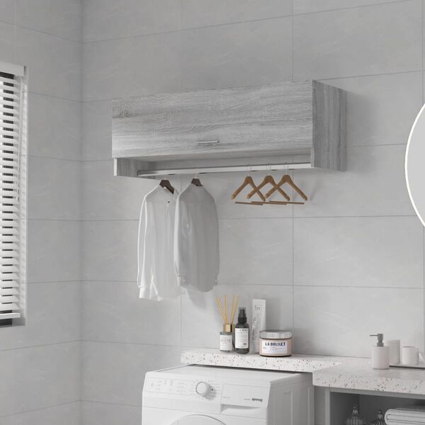 vidaXL garderoob, hall Sonoma tamm, 100x32,5x35 cm, tehispuit