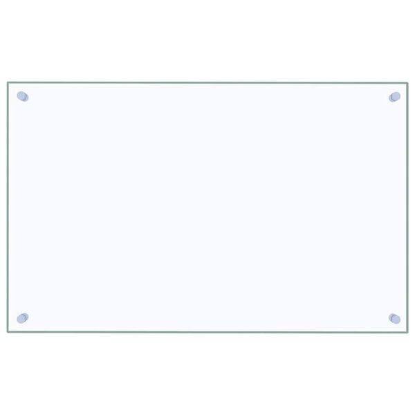 vidaXL k&ouml;&ouml;gi pritsmekaitse, l&auml;bipaistev, 80 x 50 cm, karastatud klaas