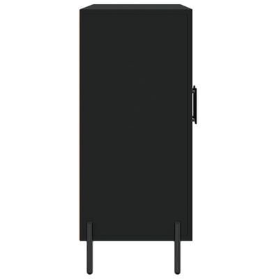 vidaXL puhvetkapp, must, 90 x 34 x 80 cm, tehispuit