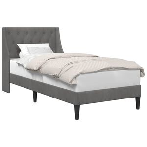 vidaXL Voodi raam peaga Tumehall 80 x 200 cm Samet