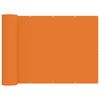 vidaXL Baldahhiin 200 x 400 cm PU kaitsega kangas Oranž
