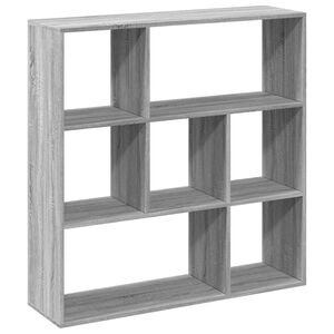 vidaXL ruumijagaja/raamatukapp, hall Sonoma 69,5x29x103,5 cm tehispuit