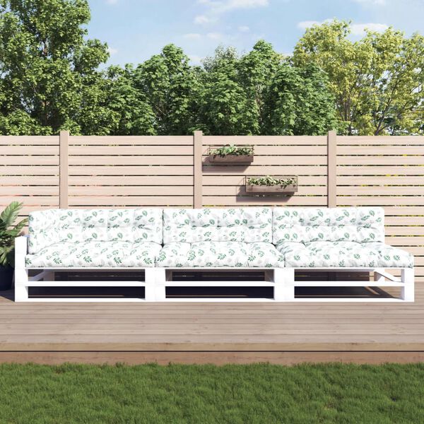 vidaXL euroaluse istmepadjad 7 tk, lehemustriga, kangas