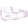 vidaXL kahekohaline diivan, kapuutsiga, 180x81x84 cm, kunstnahk