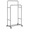 vidaXL Riidepuu &Uuml;ksv&auml;rviline Must 80 x 53 x 156 cm