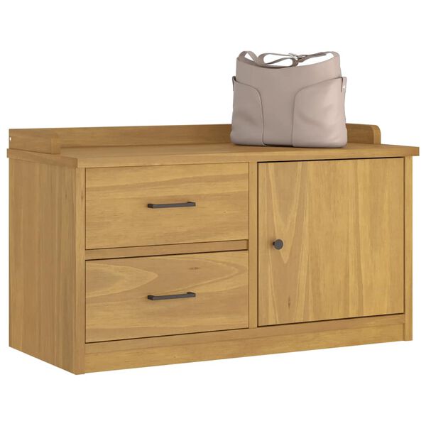 vidaXL esiku pink SANDNES 87x40x50 cm t&auml;ispuidust m&auml;nd