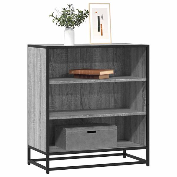 vidaXL puhvetkapp Hall Sonoma 68x35x76 cm Engineered Wood and Metal