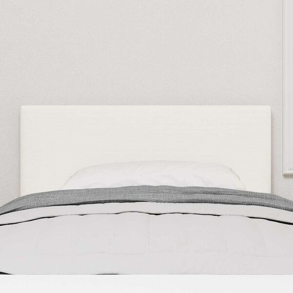 vidaXL Peats peaga cream 100 cm Kunstnahk