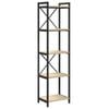 vidaXL Raamatukapp 40 x 30 x 155 cm Tehispuit Sonoma tamm