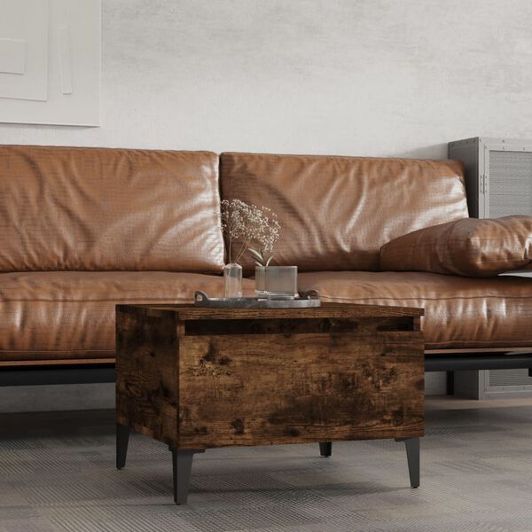 vidaXL lisalaud, suitsutatud tamm, 50x46x35 cm, tehispuit