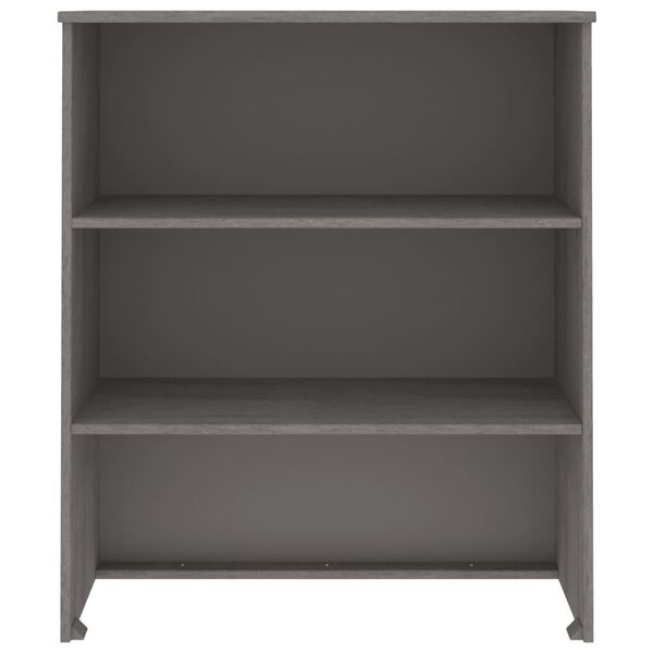 vidaXL puhvetkapi pealne "HAMAR", helehall,85x35x100 cm, männipuit