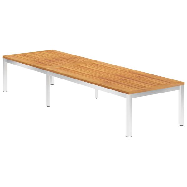 vidaXL lamamistool, akaatsiapuit ja roostevaba teras