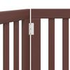 vidaXL kokkupandav koerav&auml;rav, 2 paneeli, pruun, 160 cm, paplipuit